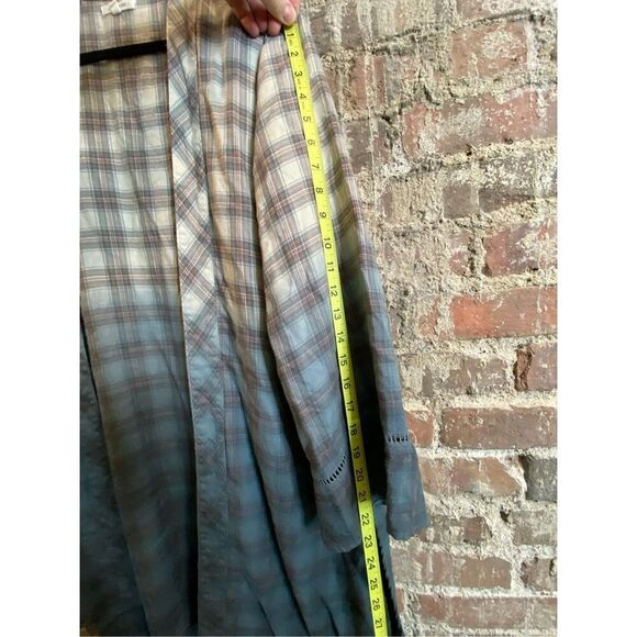 Maurices Plaid Shawl Wrap Komono Women’s Size Medium - Picture 9 of 10